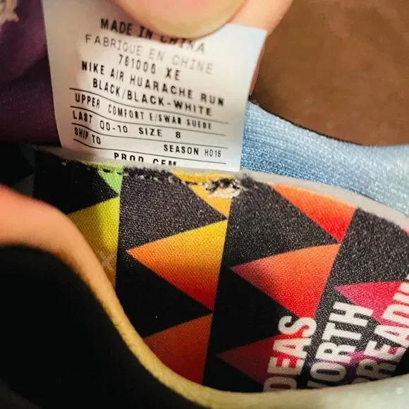 RARE LTD ED NIKE TedX PDX Promo Rainbow 🌈 PRIDE Mens 8US Womens 9.5 US unisex